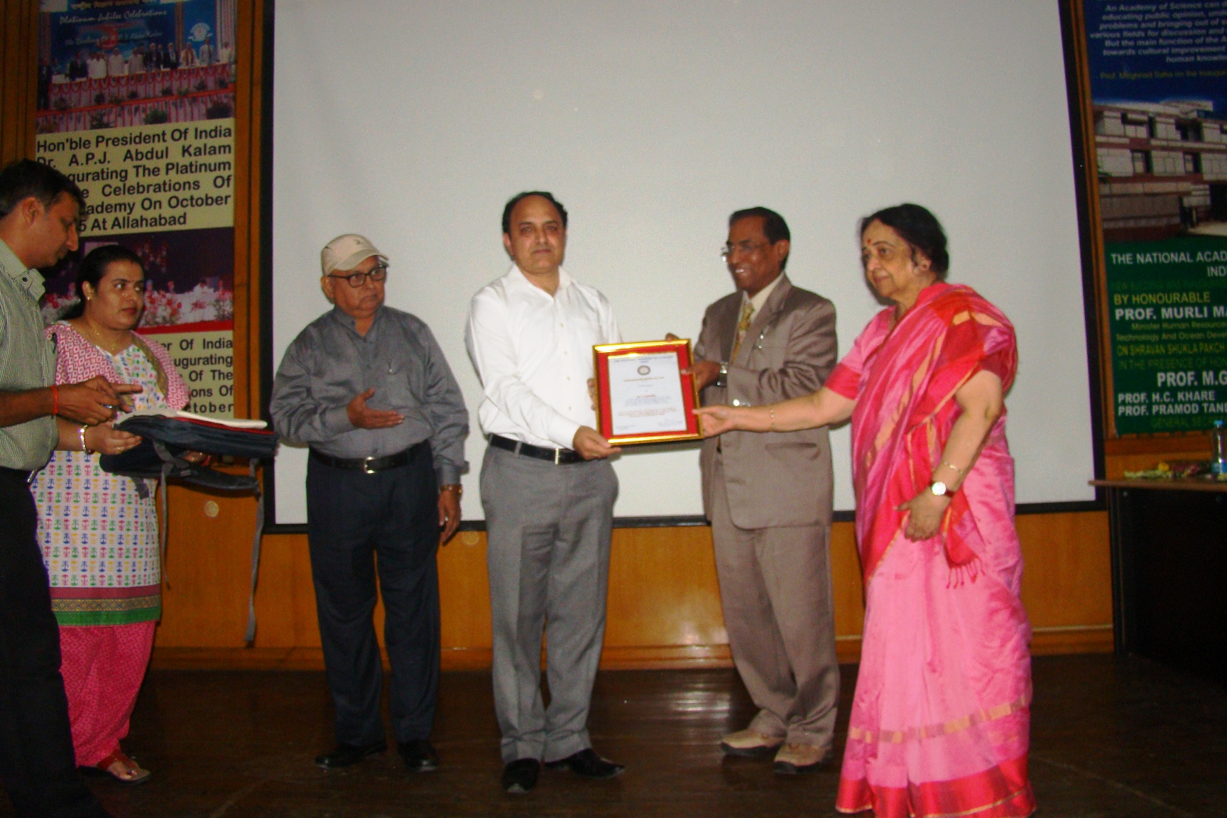 Professor MGK Menon Lecture Award to Dr. T.R. Sharma