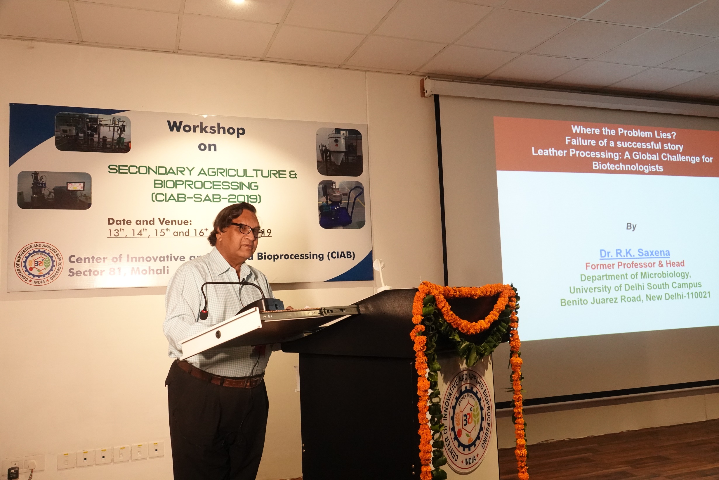 Workshop on Secondary Agriculture & Bioprocessing 
